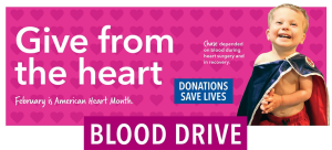 Center To Host Community Blood Drive