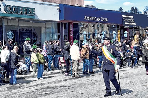 Ryan W. Doherty was this year’s 
parade marshal.
(Photo by Jennifer Corr)