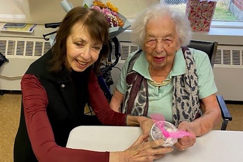 Barbara Masry and Phoebe Lazarus (Photo from Barbara Masry)