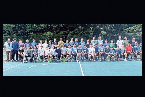 Tennis tournament participants. (Photos from the Port Washington Athletic Department Instagram | @portwashad)