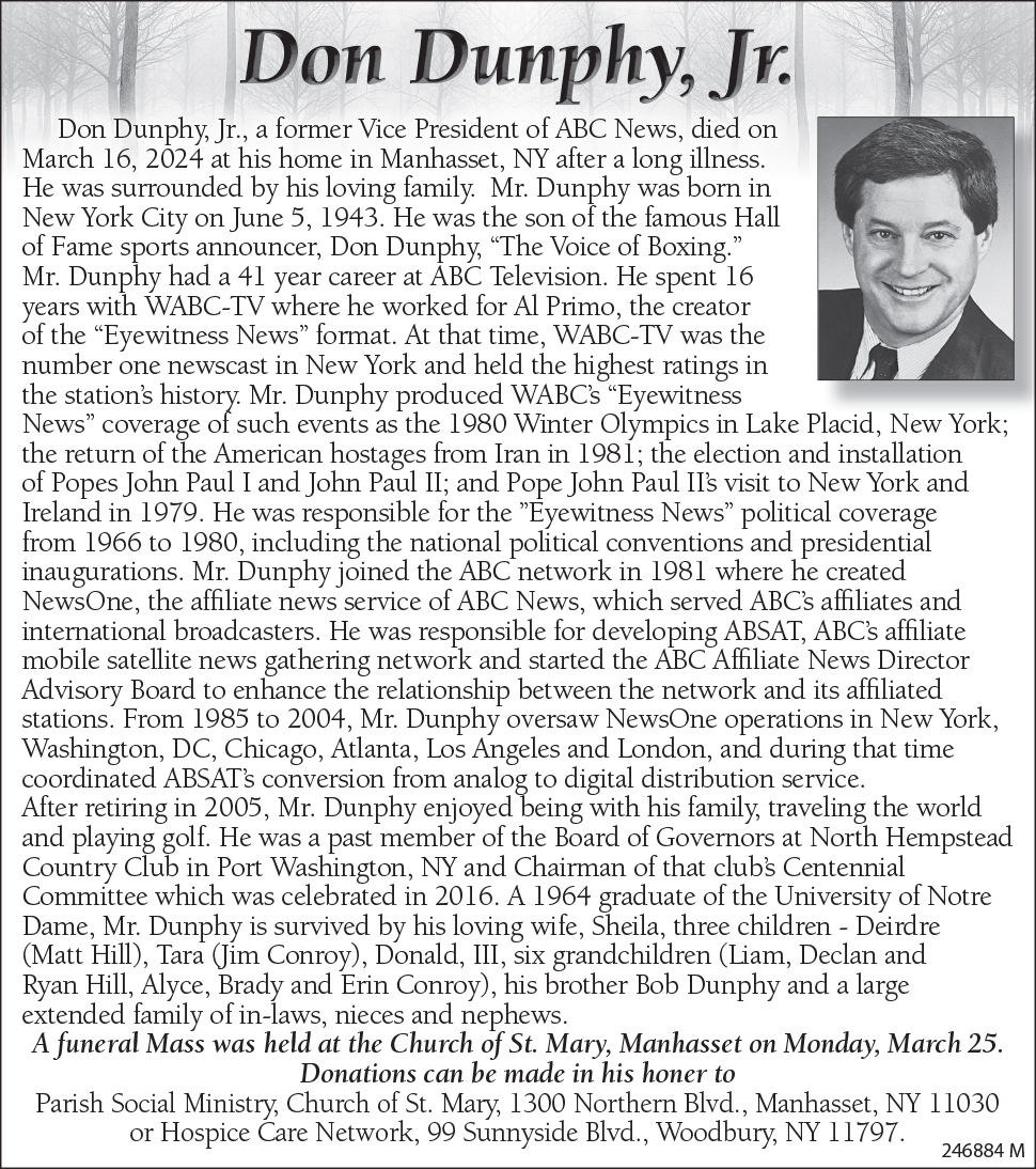 Don Dunphy Obit