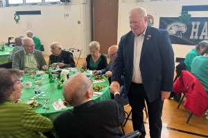 Drucker Celebrates St. Patrick’s Day with Plainview-Old Bethpage Senior Citizens Club