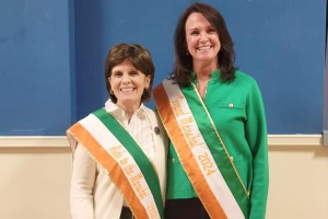 St. Pat’s Day Parade Grand Marshal, Aide Installed At ‘Hooley’