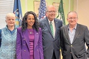 County Legislator Mazi Pilip Visits Plandome Heights Village Hall