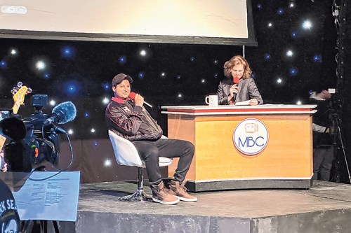 There was music, laughs, games and interviews.