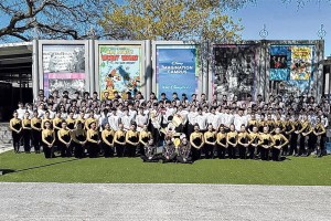 Roslyn High School Marching Bulldogs Perform In Walt Disney World