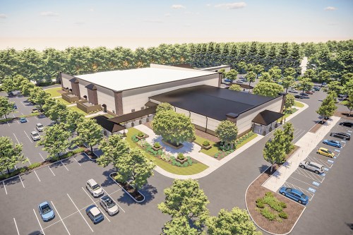 LIAH-rendering-1 Renderings of the finished assembly hall.
(Images from the Christian Congregation of Jehovah’s Witnesses)