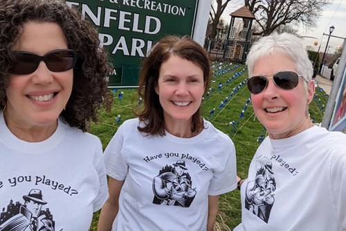 PWPL Children’s staff members Lesley Siegel, Amy Christake, and Rachel Fox 
(Contributed photo)