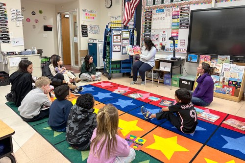 NorthSideLit_A North Side School students and their families celebrated the joys of books and culture during the annual Bedtime Stories event.
(Contributed photos)