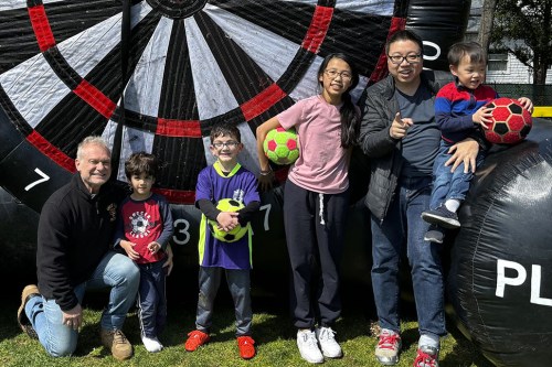 The Soccer Tailgate Party in Allenwood Park 
(Photos from the Great Neck Park District)