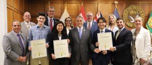 Town Board Recognizes 2024 Regeneron Finalists from Local High Schools