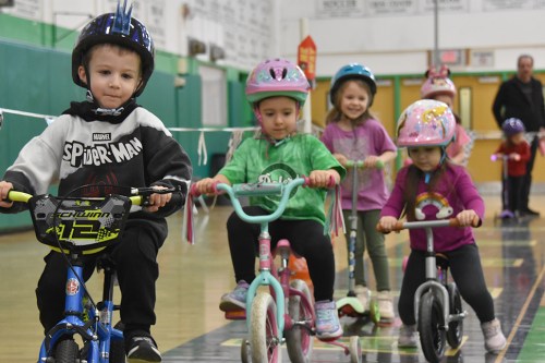 The speed and agility of these mini roadsters were on full display during the Trike-A-Thon. (Contributed photo)