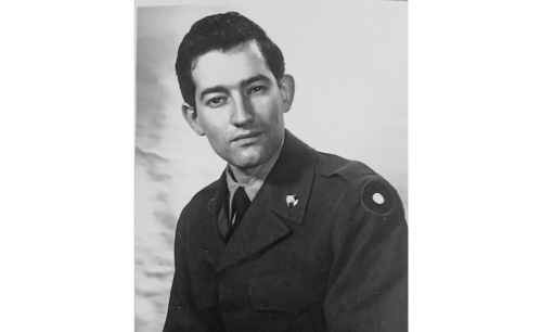 woodburybdaywed Seymour Kaplan served in the Korean War (Photos from Aimee Gershberg)