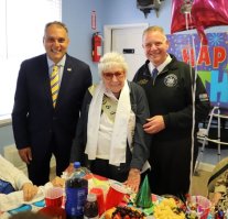 Saladino & Rhoads Celebrate 100th Birthday of Bethpage Resident