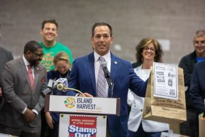 Assemblyman Durso Joined Island Harvest Food Bank In Support Of Stamp Out Hunger