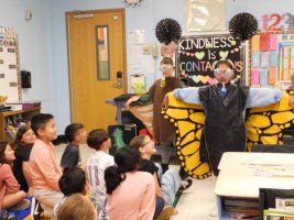 Bethpage’s Kramer Elementary Third Graders Participate In Butterfly Program