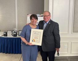 Drucker Recognizes North Shore Synagogue Vice President