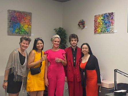 ArtShowPic2_7-12-24 Local art reception at Willow's Cove Salon (Photos from Karina Mauro)