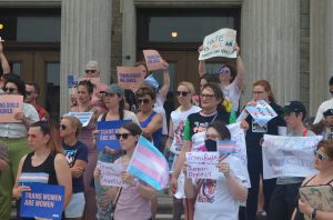 Protesters Rally Against Nassau Transgender Athlete Ban