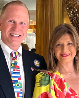 StevensonMatthews_B Gaitley Stevenson-Mathews and North Shore Hispanic Chamber of Commerce President Connie Pinilla, Esq. (Photos from North Shore Hispanic Chamber of Commerce)