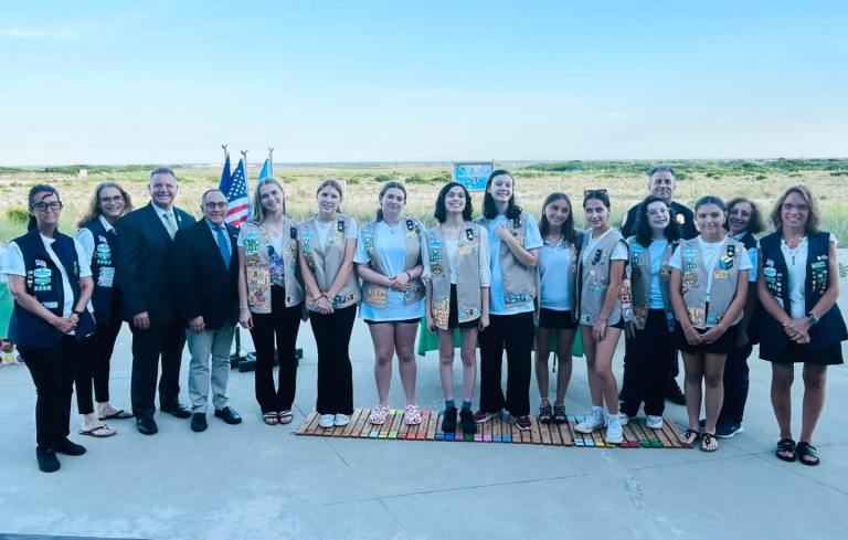 Wantagh A Girl Scout Troop 3305 (Photo courtesy of the Office of State Senator Steve Rhoads)