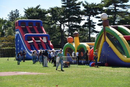 DSC_0417 Bounce houses at Family Fun Day on Sept. 28 (Photo by Pam Monfort)