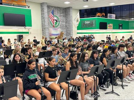 Marching Band 2 Join the Farmingdale High School Marching Band for some epic halftime show action during football games! (Photos courtesy of the Farmingdale School District)