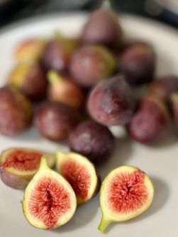 Purple figs fresh from the tree (Christy Hinko)