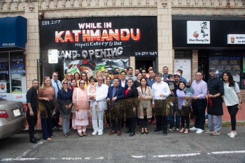 While in Kathmandu's ribbon cutting on Sept. 25 (Photos by Peter Budraitis)