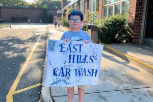 East Hills fifth-grade car wash