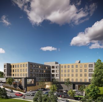 Roslyn's Bryant Plaza exterior (Photo provided by Douglas Elliman)