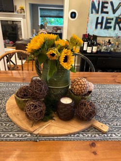 Create a fall tablescape. (Jane’s Addiction Organization)