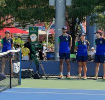 Jericho teen works with tennis pros at US Open