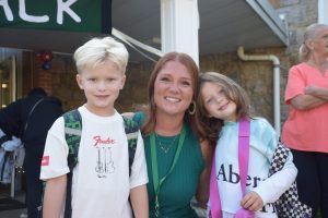 Locust Valley students’ first day back