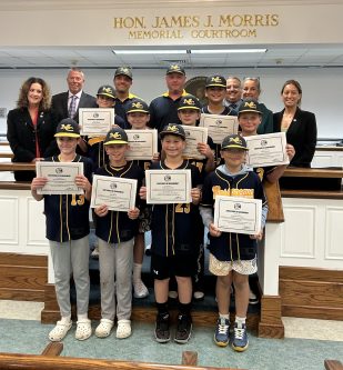 Mass Pk Meeting 1 Massapequa Coast Little League 11-year-old Williamsport All-Star Team. (Photo credit Lauren Feldman)