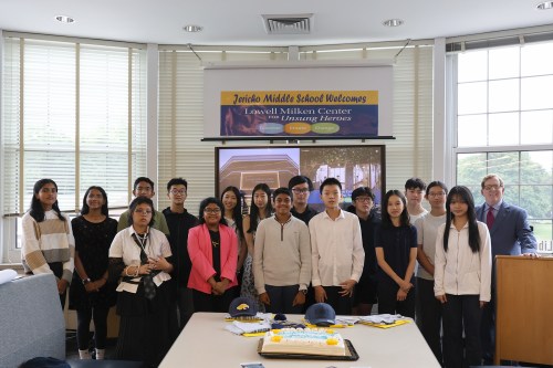 milken 1 (1) Students recognized by the Lowell Milken Center for Unsung Heroes (Photos provided by the Jericho School District)