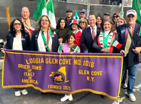 Loggie Glen Cove members with fellow members of the Order Sons and Daughters of Italy in America from across the state (Photos provided by Gaitley Stevenson-Mathews)