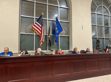 The Glen Cove City Council members presented the proposed 2025 budget (Photo by Hannah Devlin)